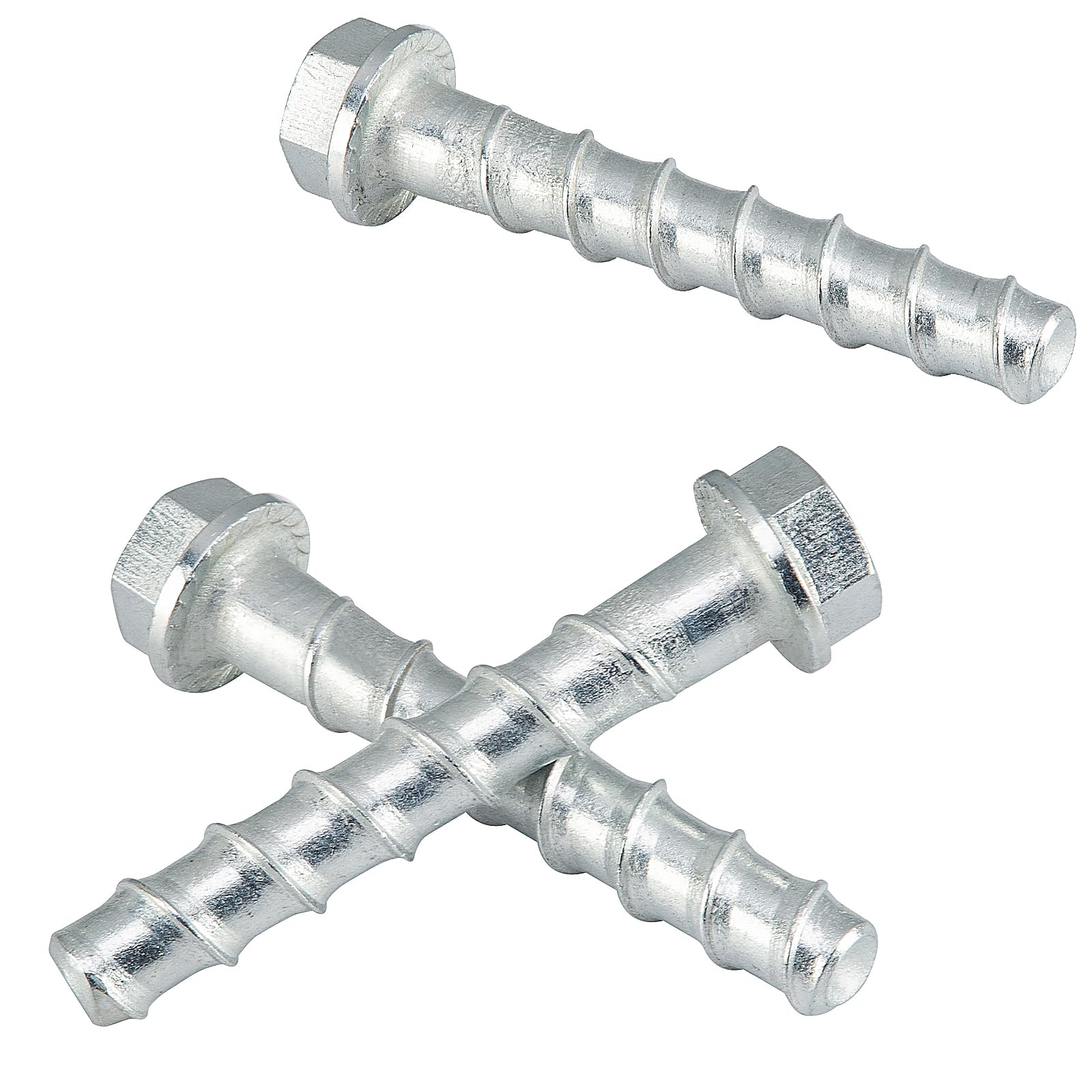 Tornillos de hormigón de 3/4 x 5 pulgadas, paquete de 10