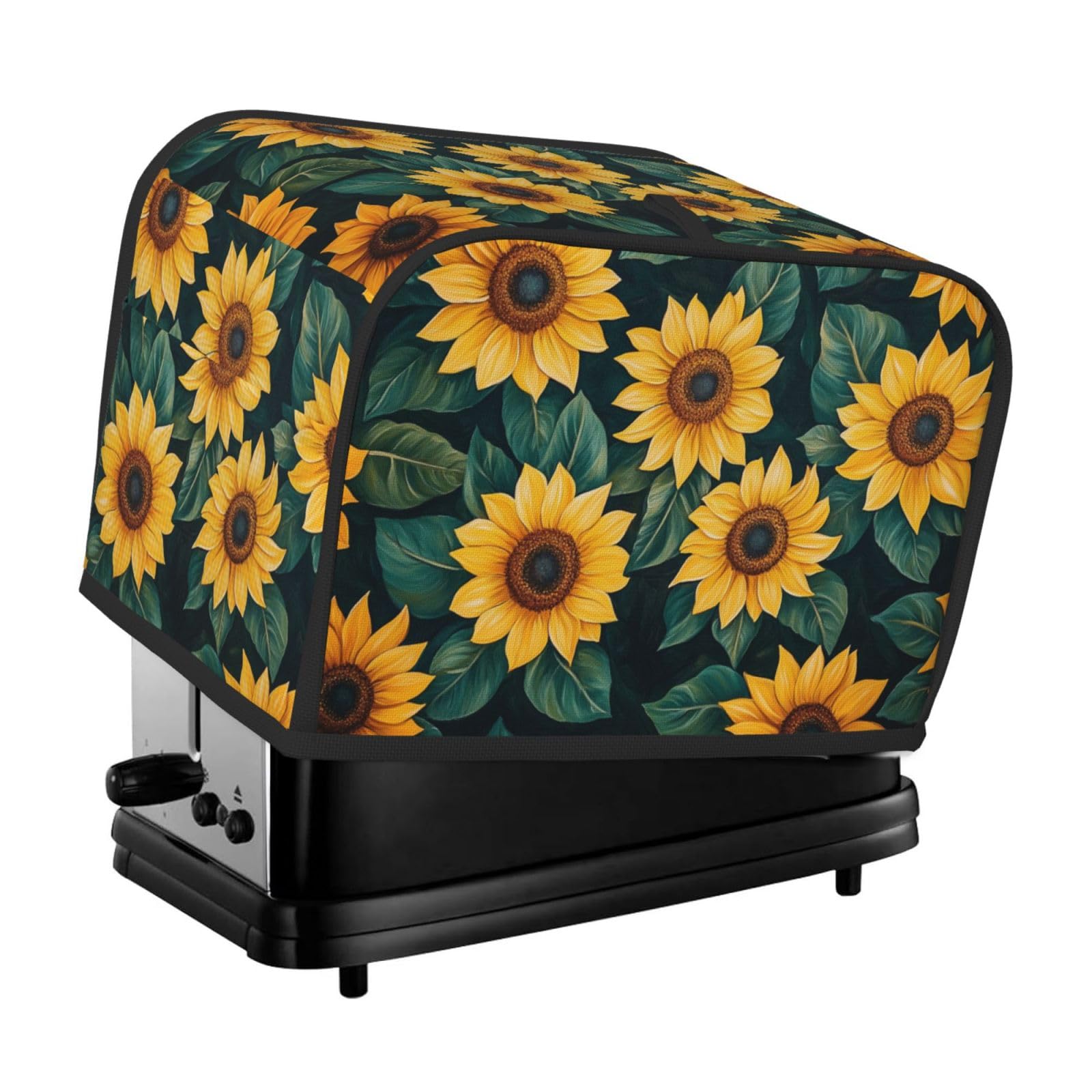 Smazdfxx As Pic Sunflower And Green Leaves Toaster Cover 2 Slice Toaster Covers Bread Maker Cover Kitchen Small Appliance Covers Kitchen Accessories