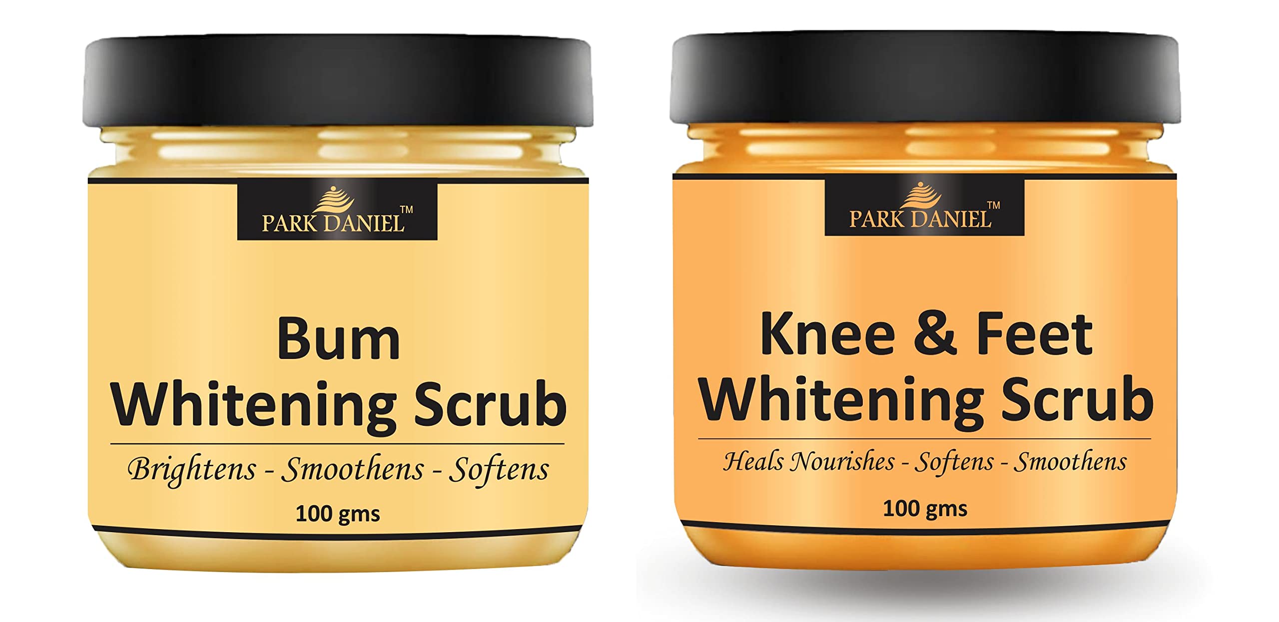 Park Daniel Bum and Knee Feet Lightening Scrub | Body & Facial Cleaning Scrub Skin Polishing Combo Pack of 2 100 gms(200 gms)-image-39