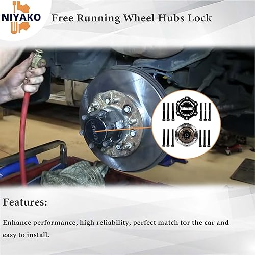 Miniatura 4 de Bloqueo de bujes para rueda de funcionamiento libre, 28 ranuras, repuesto # 40260-1S700 para 1998-2003 Frontier X-Terra Navara D22 2.4 3.3L