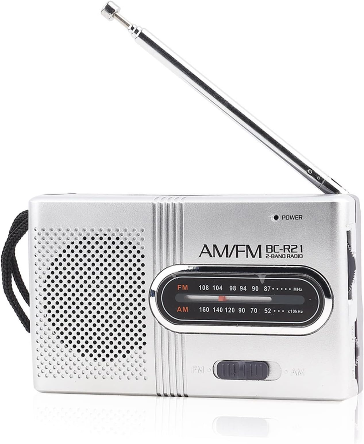 Sctecoau Tragbares Mini-FM-Radio Mit Digitalanzeige - Retro FM-Player Mit Kopfhörern & Umhängeband
