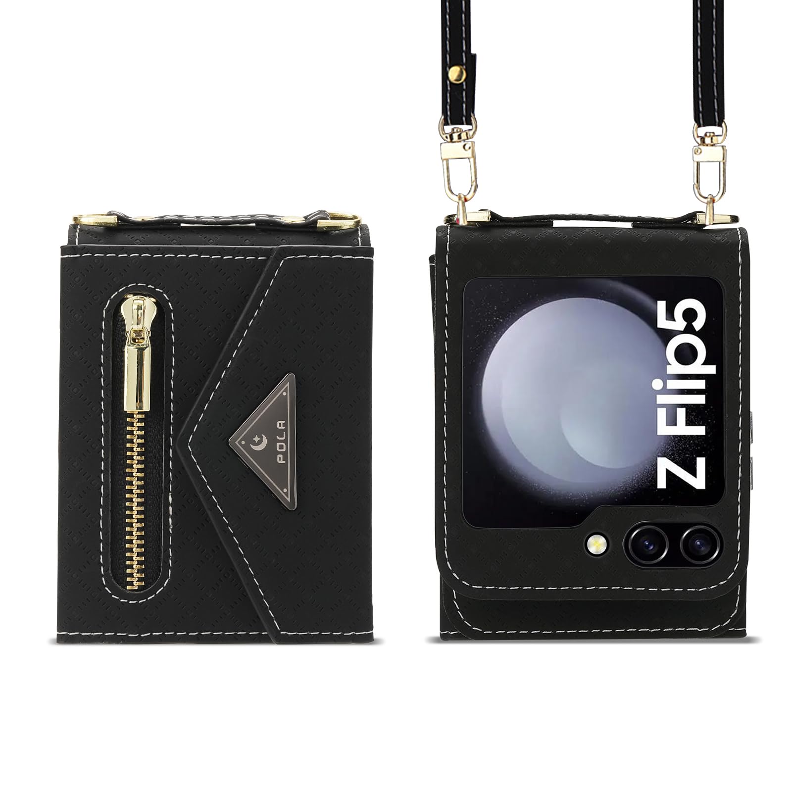 Amazon.com: SZHAIYU Zipper Wallet Purse for Samsung Galaxy Z Flip