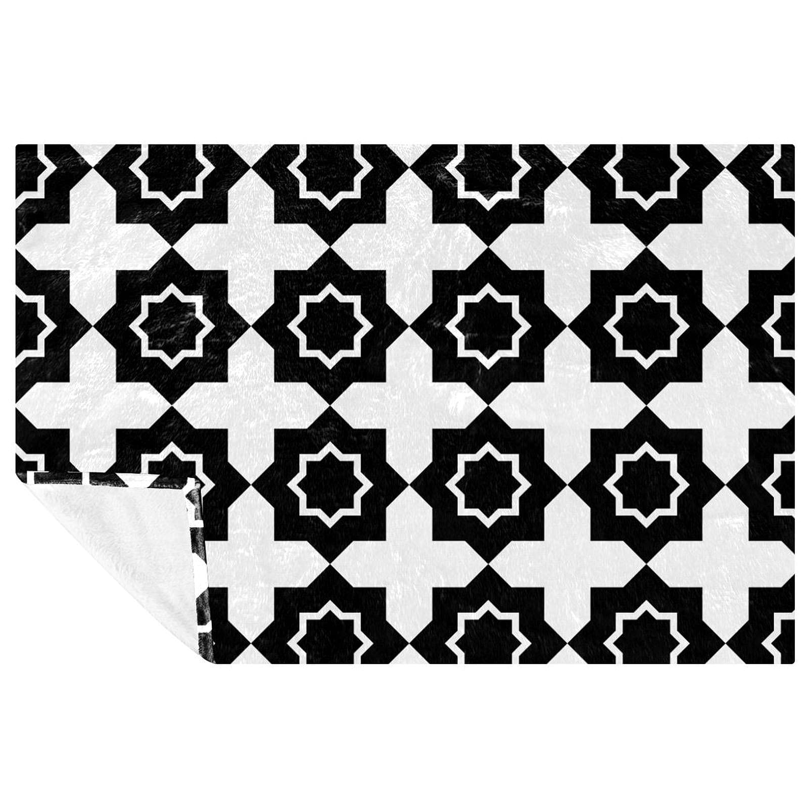 Couverture chaude pour pique-nique et camping au motif géométrique