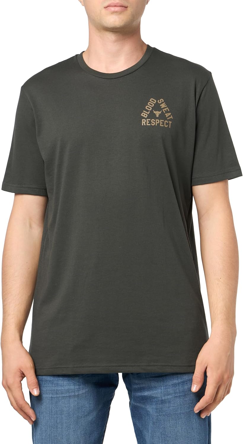 Under Armour Mens Project Rock Short Sleeve T Shirt