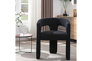 rh inspiration furniture Sherpa Barrel Dining Chair