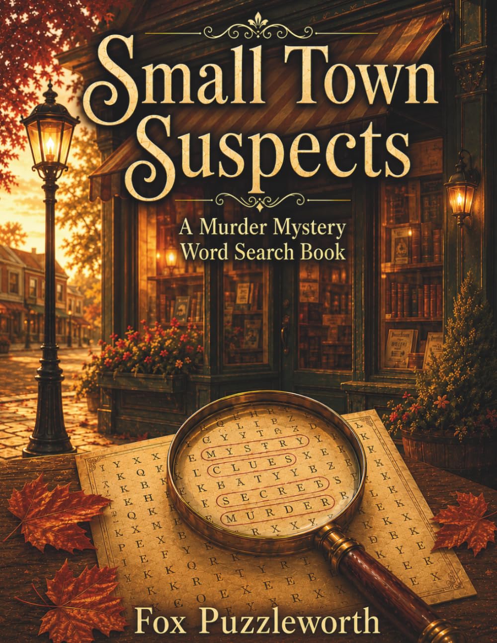 Small Town Suspects: A Murder-Mystery Word Search Book (Small Town Mysteries Word Search Series)