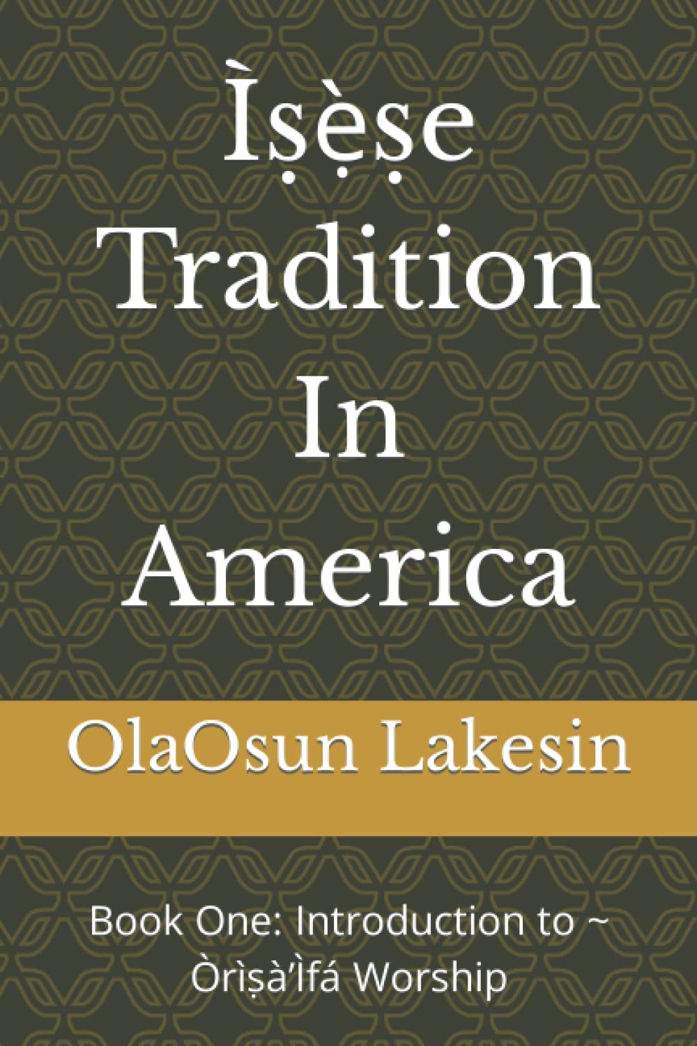 Ìṣẹ̀ṣe Tradition In America: Book One: Introduction to ~ Òrìṣà’Ìfá Worship (Ìṣẹ̀ṣe Òrìṣà’Ìfá Worship In America)