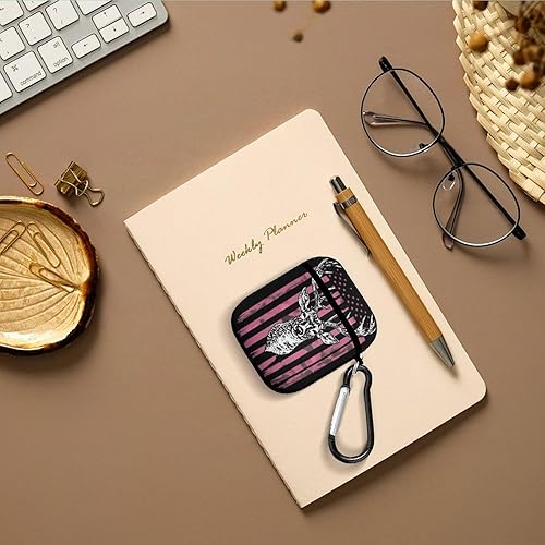 Miniatura 7 de Funda para Apple AirPod 2 y 1 TPU suave compatible con AirPod 2 y 7 con diseño de bandera estadounidense