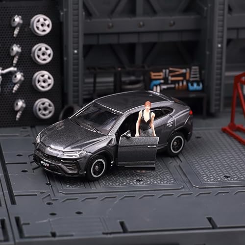 Miniatura 4 de GachaBox Bburago - Modelo de automóvil a escala 164 de aleación coleccionable a presión, Lamborghini-USUR, regalos de juguete para niños (USUR)