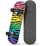 Rude Boyz 17 Micro Complete Skateboard | Maple Wood | ABEC 7 Bearings | Double Kick Concave Deck | Kids Skateboard, Ideal Toddler Cruiser Ages 2-5