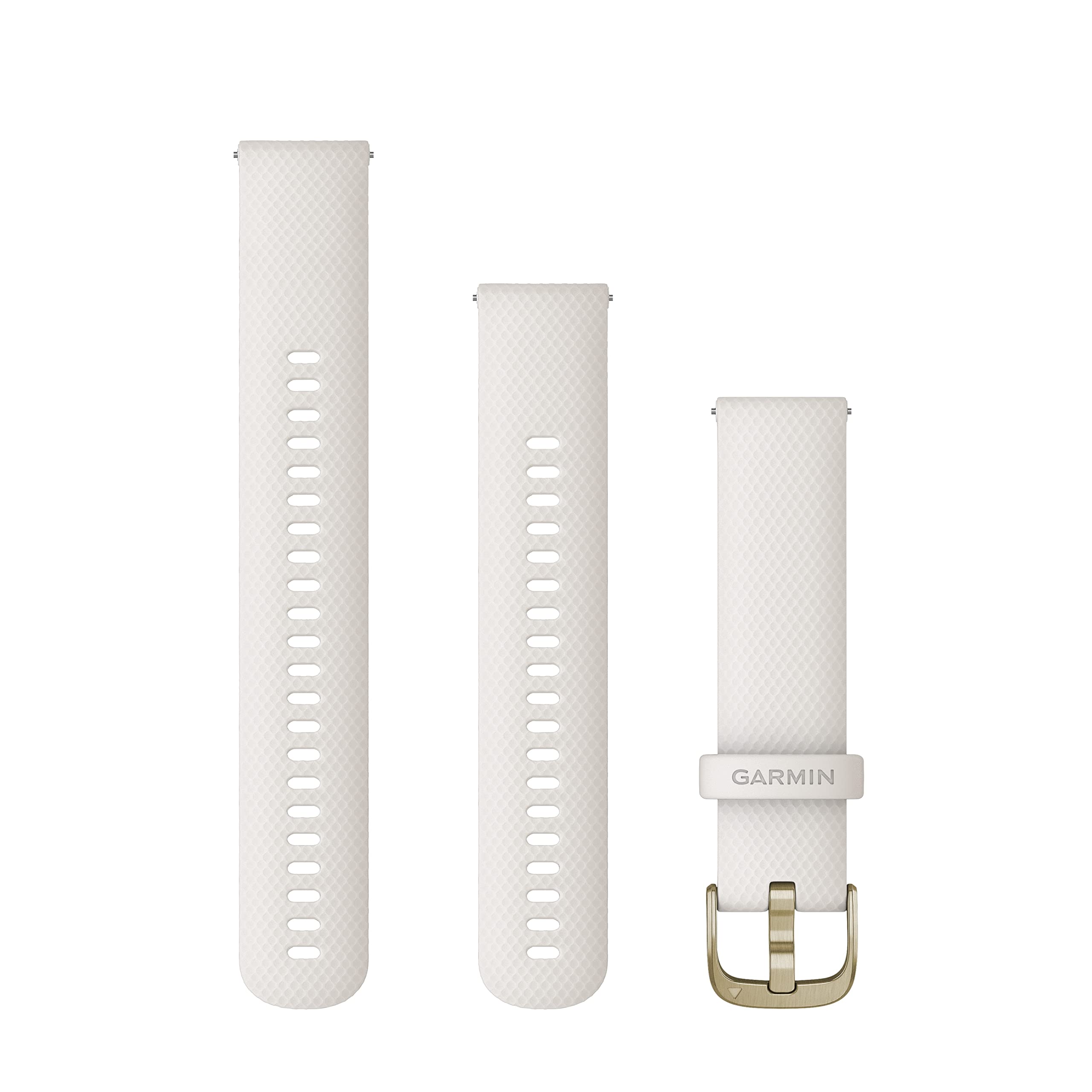 Amazon | ガーミン Quick Release バンド 20mm Ivory/Cream Gold
