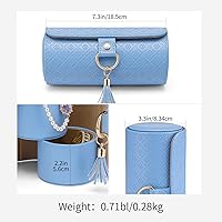 Vista 78 de Vlando Viaggio - Joyero pequeño, caja de almacenamiento para accesorios de viaje A. Gris