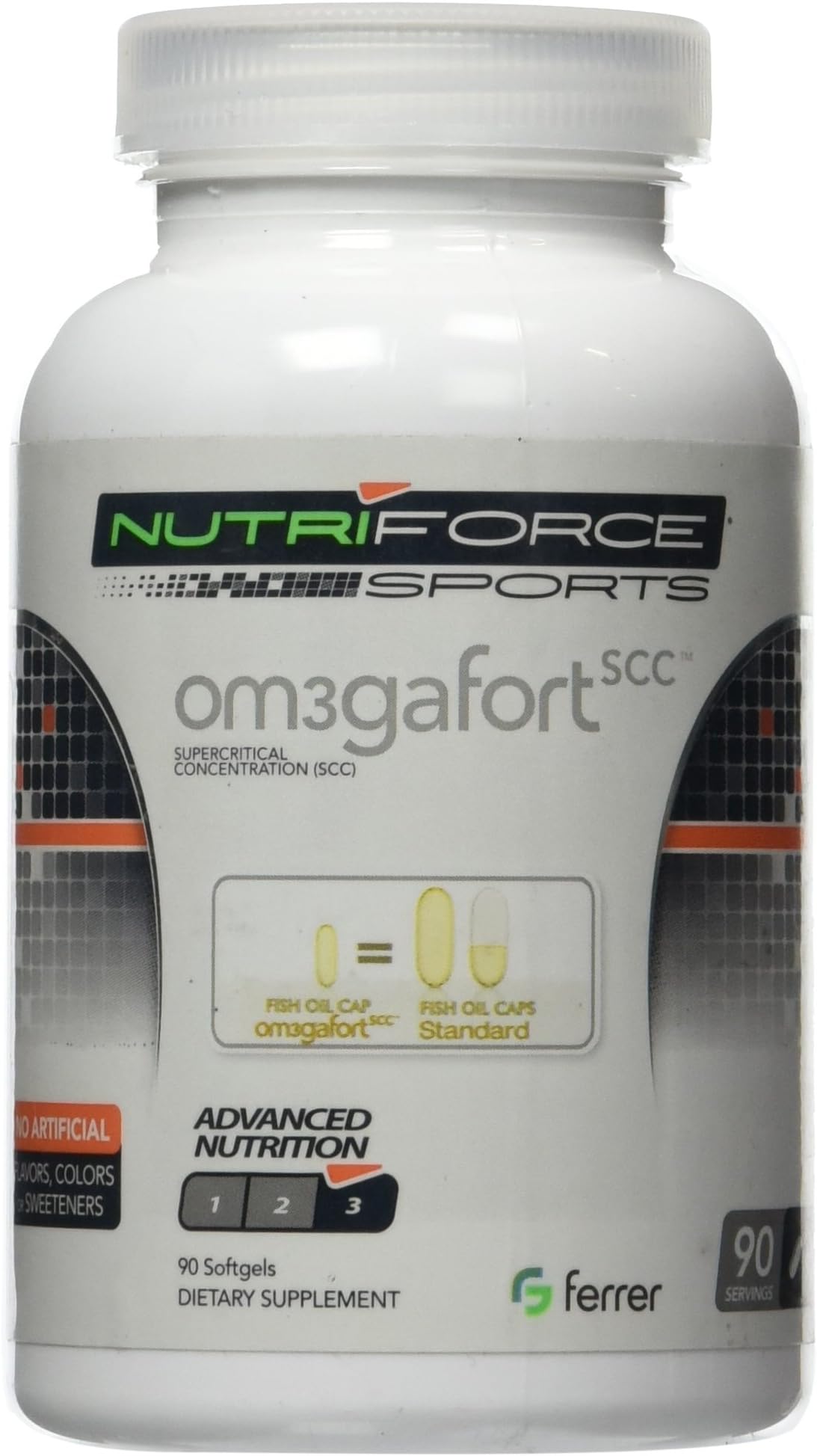 Nutriforce Sports Omega Fort SCC Softgels, 90 Count