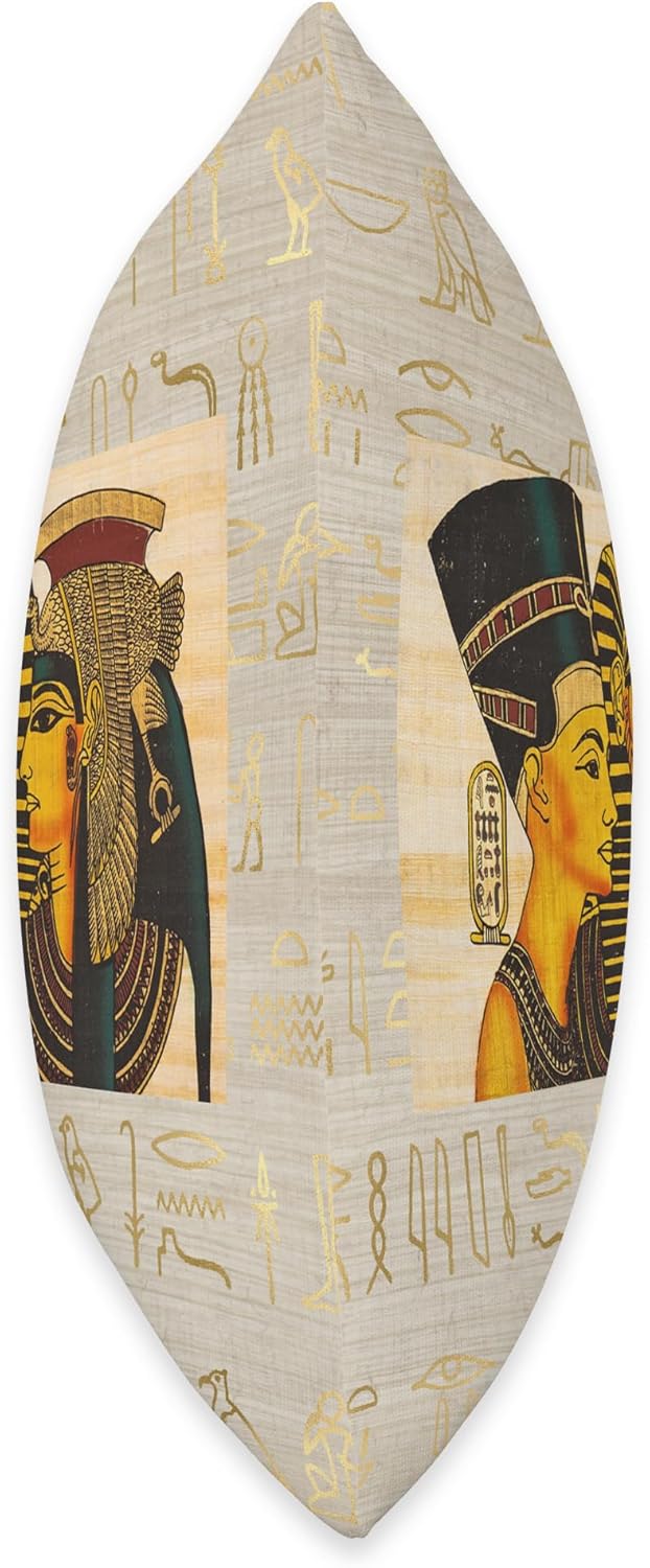 Ancient Egyptian Queen Nefertiti, Cleopatra , king tut Throw Pillow