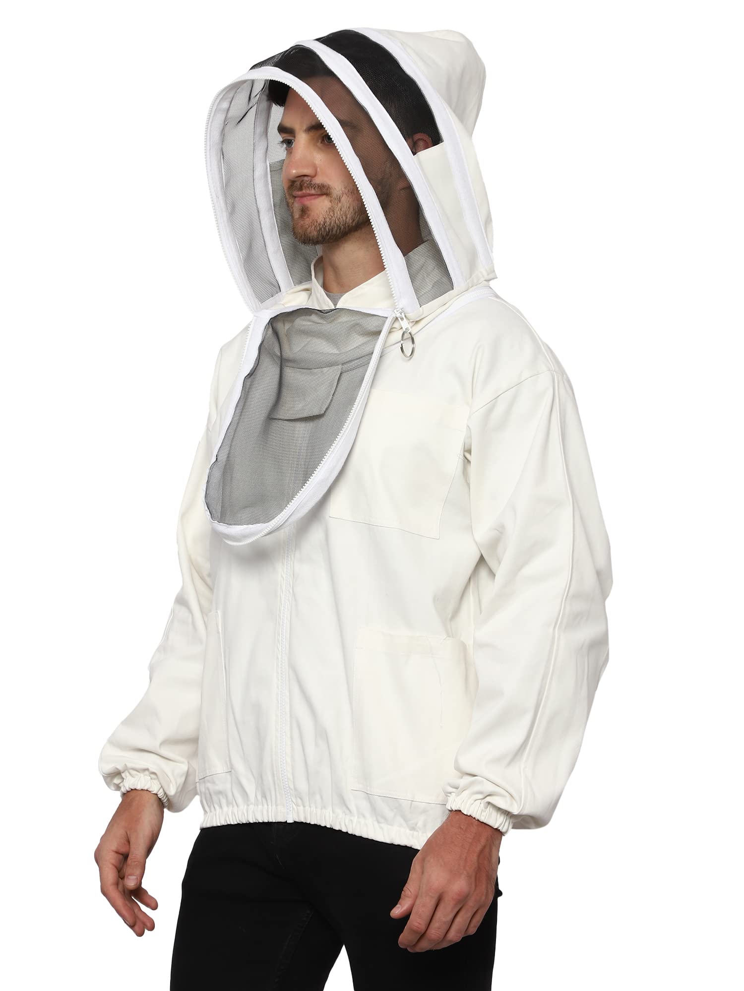Veste De Costume D'Apiculture Professionnelle Avec Voile - Veste Anti-Abeilles Pour Hommes Et Femmes