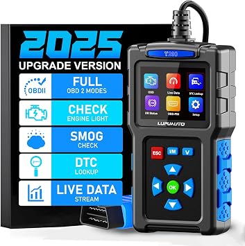OBD2 Scanner Diagnostic Tool Check Engine Car Code Reader with Reset | Instant DTC Definitions & Reset, Universal 14-Language Support, Wide Vehicle Compatibility