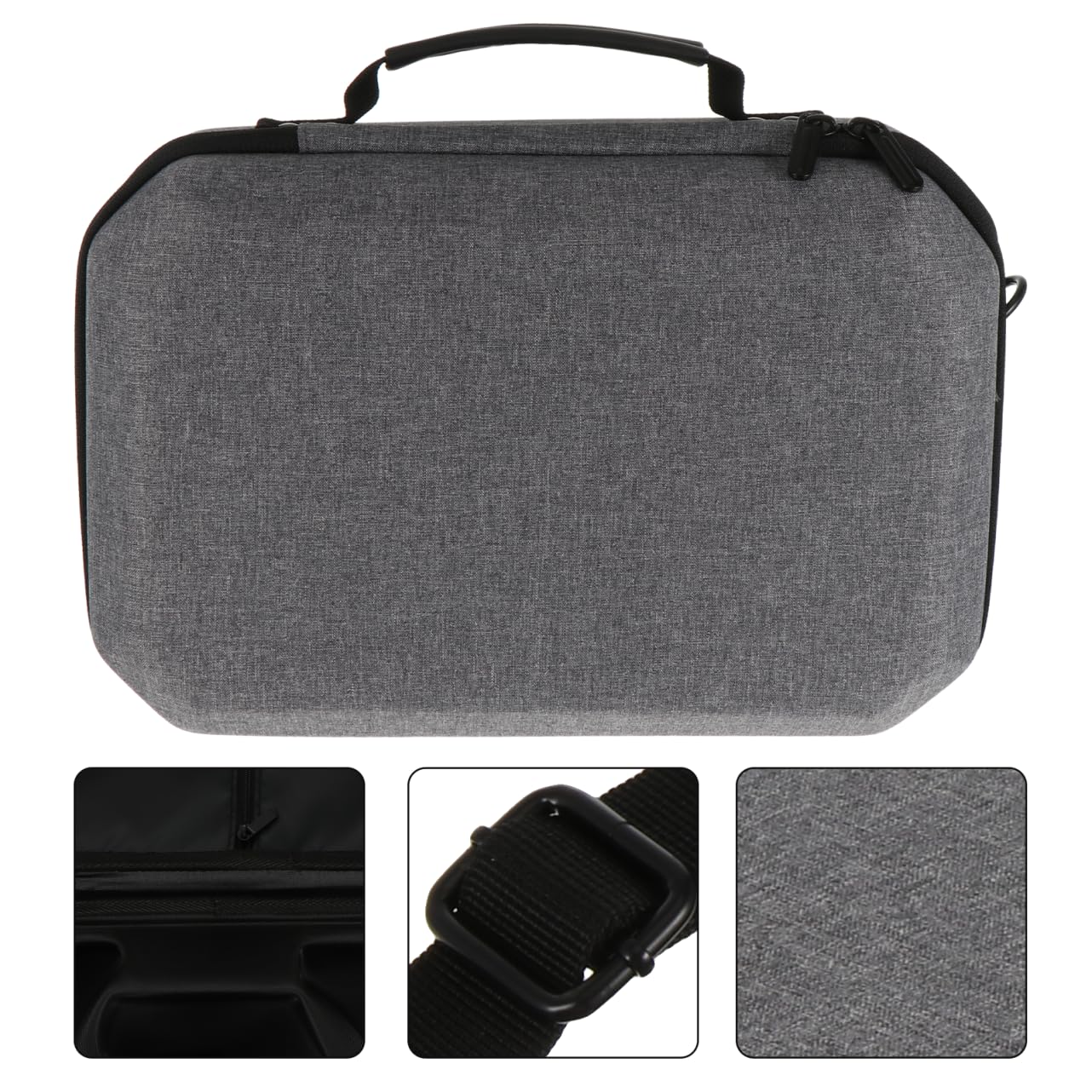 Homoyoyo Estuche para 2 Gafas De Realidad Virtual con Bolsa De Almacenamiento De Eva: Diseño De Estuche Antigolpes para Viajes De Compañeros De Trabajo