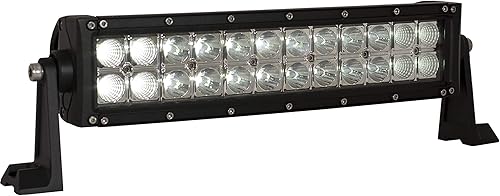 Miniatura 7 de Buyers Products Barra de luz de inundación de 22.5 pulgadas y 10.800 lúmenes LED de combinación curva transparente