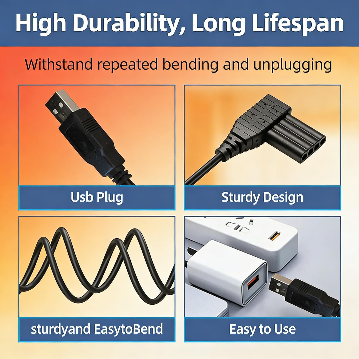 USB for Moog Zevex Enteralite Infinity Pump Compatible with Infinity Pump Power Cord (Black