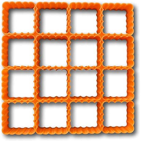 1”x16 Scalloped Shape Square Multi Cutter