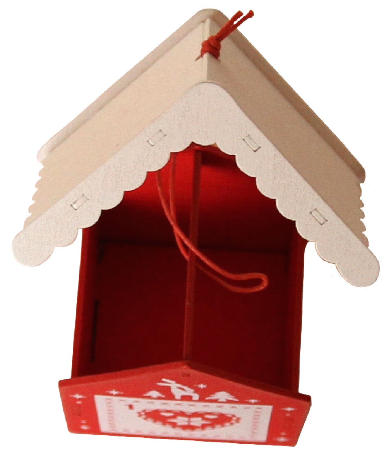 Adventskalender Weihnachtsdorf aus Holz mit 24 Häuschen zum Befüllen