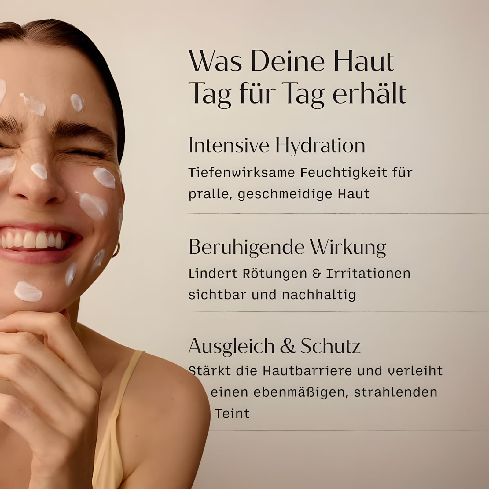 This Place The Glow Set: Gesichtscreme 60ml + 20ml mit Hyaluronsäure | Mit Zimtrinde und Zink, Entzündungshemmende Gesichtspflege für strahlende Haut, Home und Travel Duo