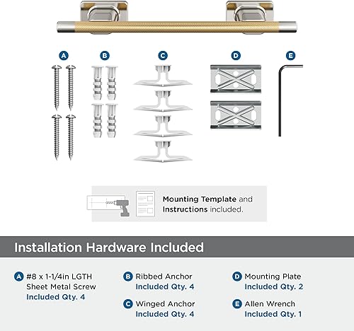 Vista 179 de Amerock BH26615PNBBZ Toallero de níquel pulido/champán dorado Toallero de 24 pulgadas (24.016 in) Esquire Toallero de baño Accesorios