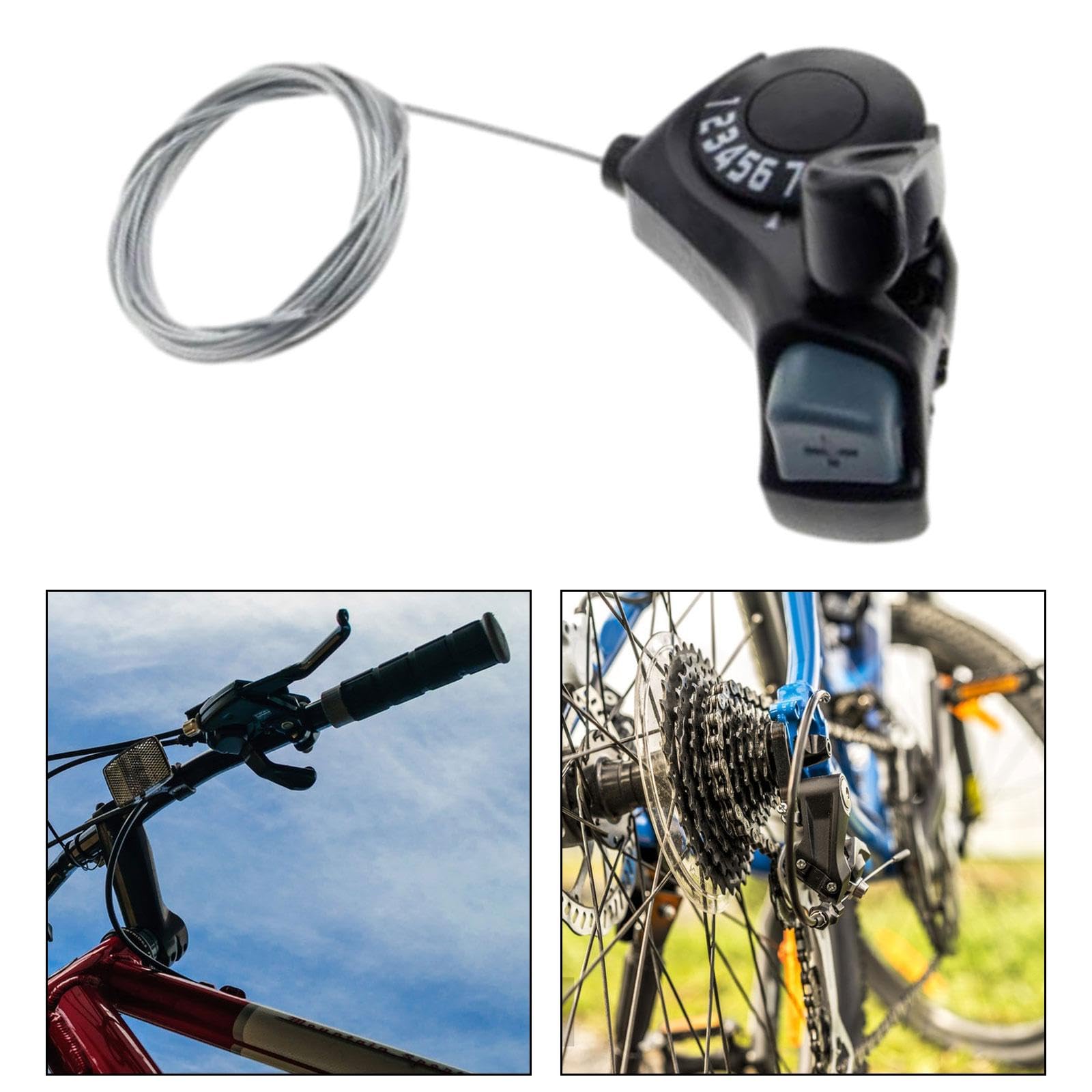 Amazon.co.jp: Aymzbd 自転車シフター 7レベルアクセサリー 自転車改造