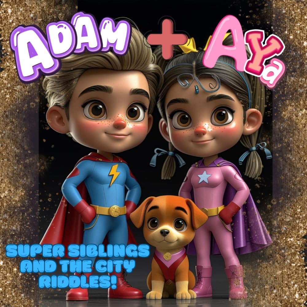 Join Adam & Aya on a fun-filled city adventure!: City Riddles for Kids