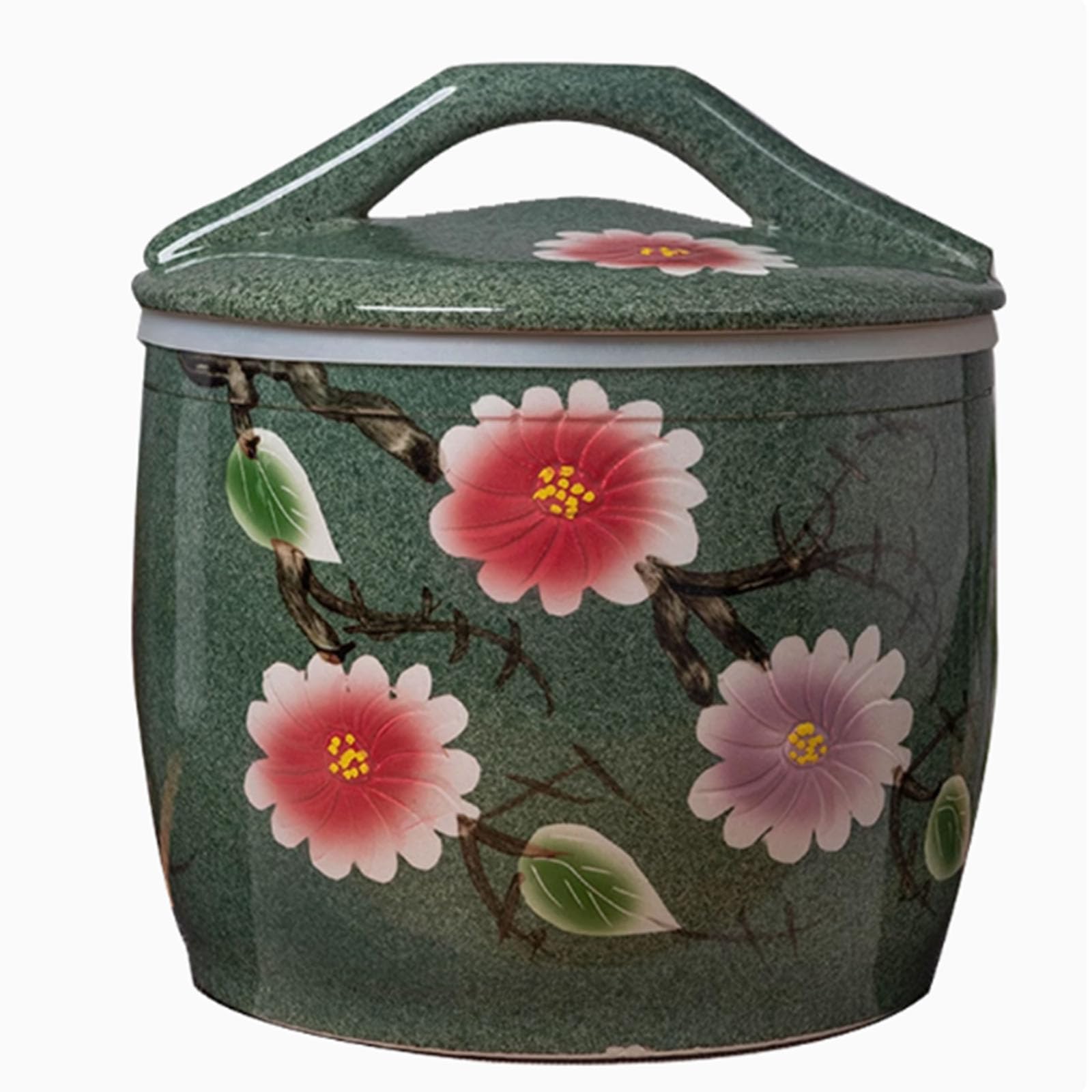 Ixtregzjkm C Rice Bucket Storage Jar, Hinese Rice Jar, Erami Rice Jar With Lid, Ereal Dispenser, Oatmeal Ontainer, Large Airtight Storage Ontainer, Flour Ontainer, Offee Jar, Airtight Erami Rice Box