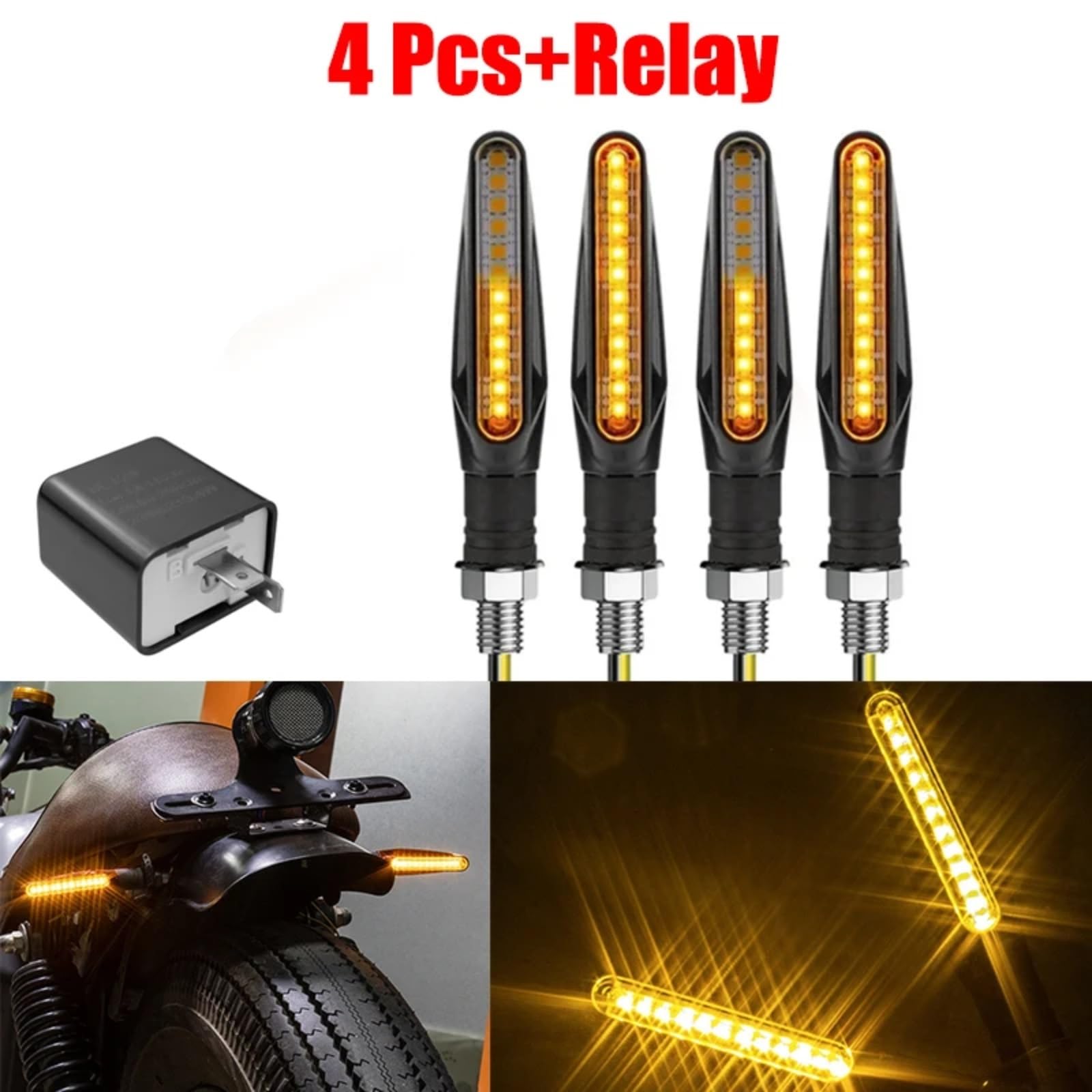 Per MSX 125 Per VFR 800 Per ADV 350 Per Hornet 600 Per X-ADV 750 Per CB650R 12V 10mm Moto Indicatori Di Direzione Luce Ambra Lampeggiante Lampada(E)