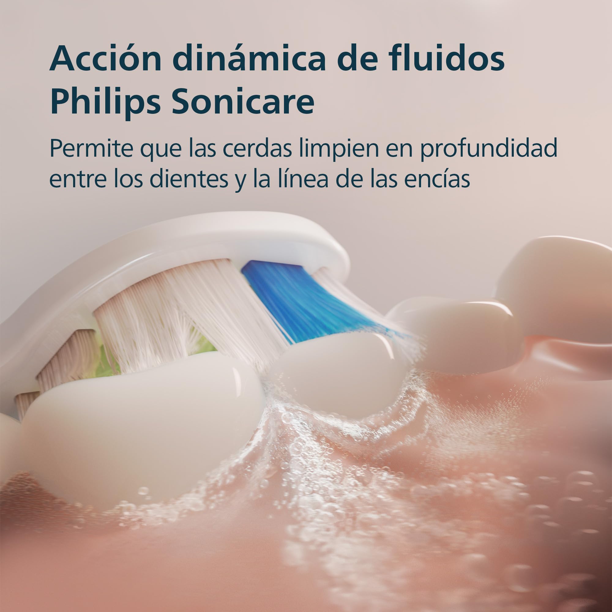 Philips Sonicare Serie 4100 - Cepillo dental sónico con sensor de presión, 4 ajustes de cepillado, EasyStart, SmarTimer, autonomía de 21 días, estuche, blanco, HX4044/41, [Nuevo]
