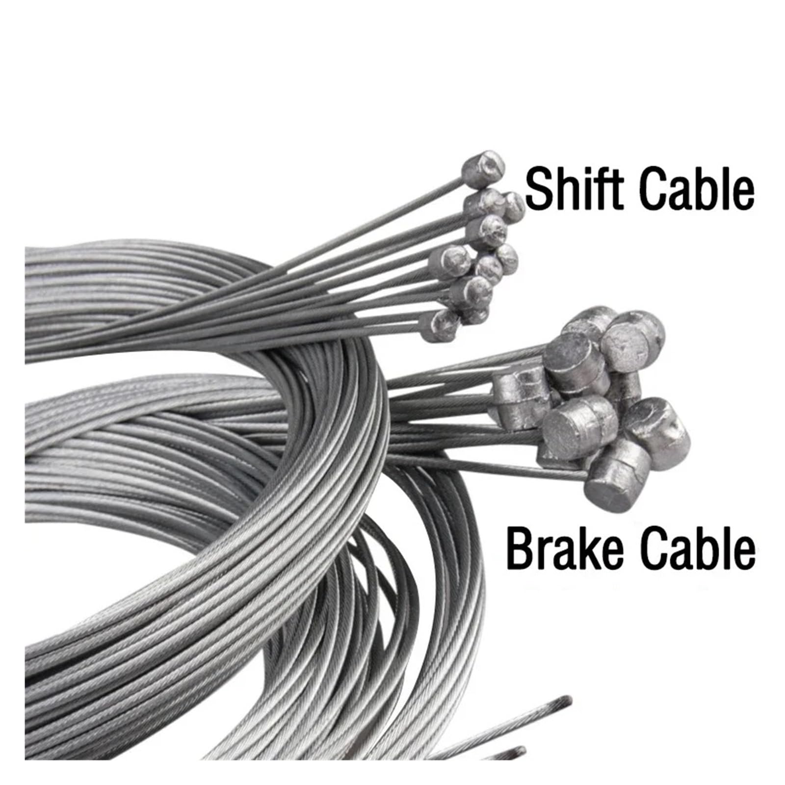 5-50 stücke 2meter MTB Fahrrad Bremsleitung Fahrrad Speed ​​Line Fixed Gear Shift Bremskabelsatz Kern Innendraht for MTB Rennrad(50pcs Brake Cable 2meters)