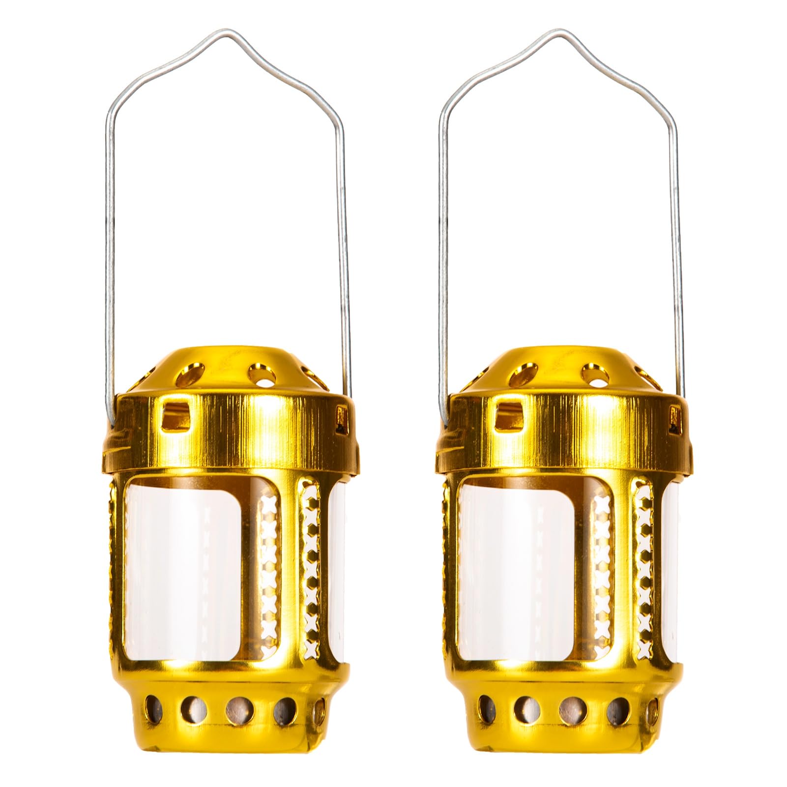 Lampada a candela da campeggio in lega di alluminio 2 PCS