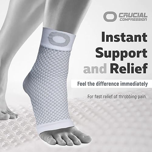Miniatura 2 de Calcetines de fascitis plantar con soporte de arco para hombres y mujeres, los mejores calcetines de compresión de tobillo para aliviar el dolor de