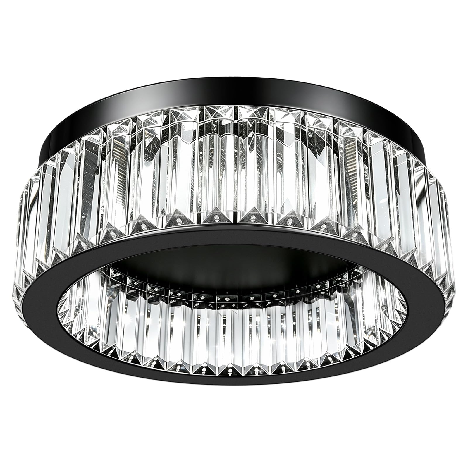 FRIDEKO HOME LED Ceiling Lights,Crystal Light Fittings Ceilings,32CM