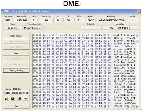 Vista 7 de BMW escáner 1.4.0 programador V1.4 ECU EEPROM, lector de códigos de diagnóstico para E38, E39, E46, E53 (debe funcionar con Windows XP)