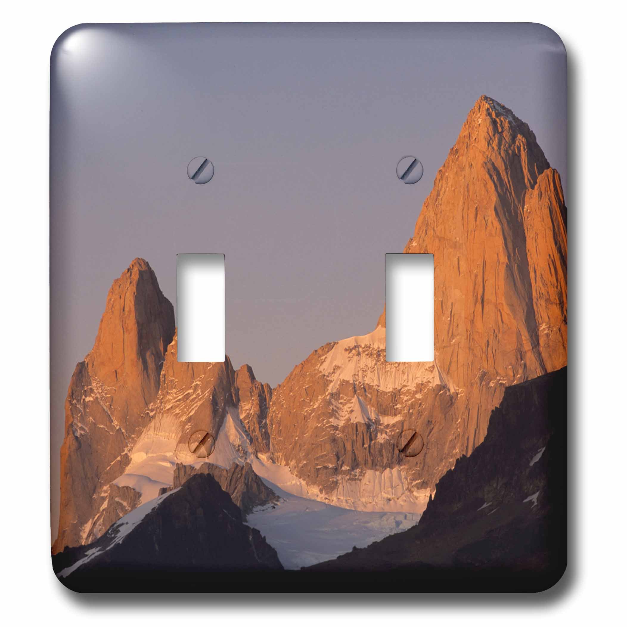 Interrupteur double bascule Patagonie Argentine pour salon et bureau nature 3dRose