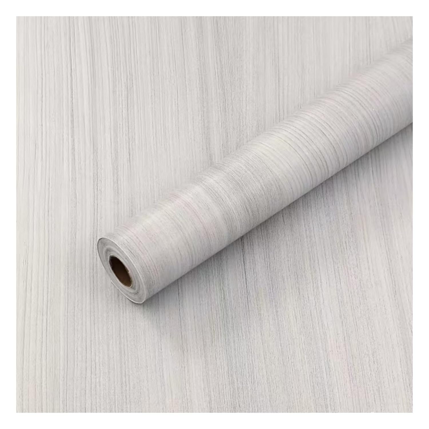 Lxlambentive Walnut Wood Self Adhesive Wallpaper Vinyl Wrap Removable Furniture Stickers, Waterproof Peel & Stick PVC, Width 10-90cm, for Doors & Cabinets(C,45cm*5m)