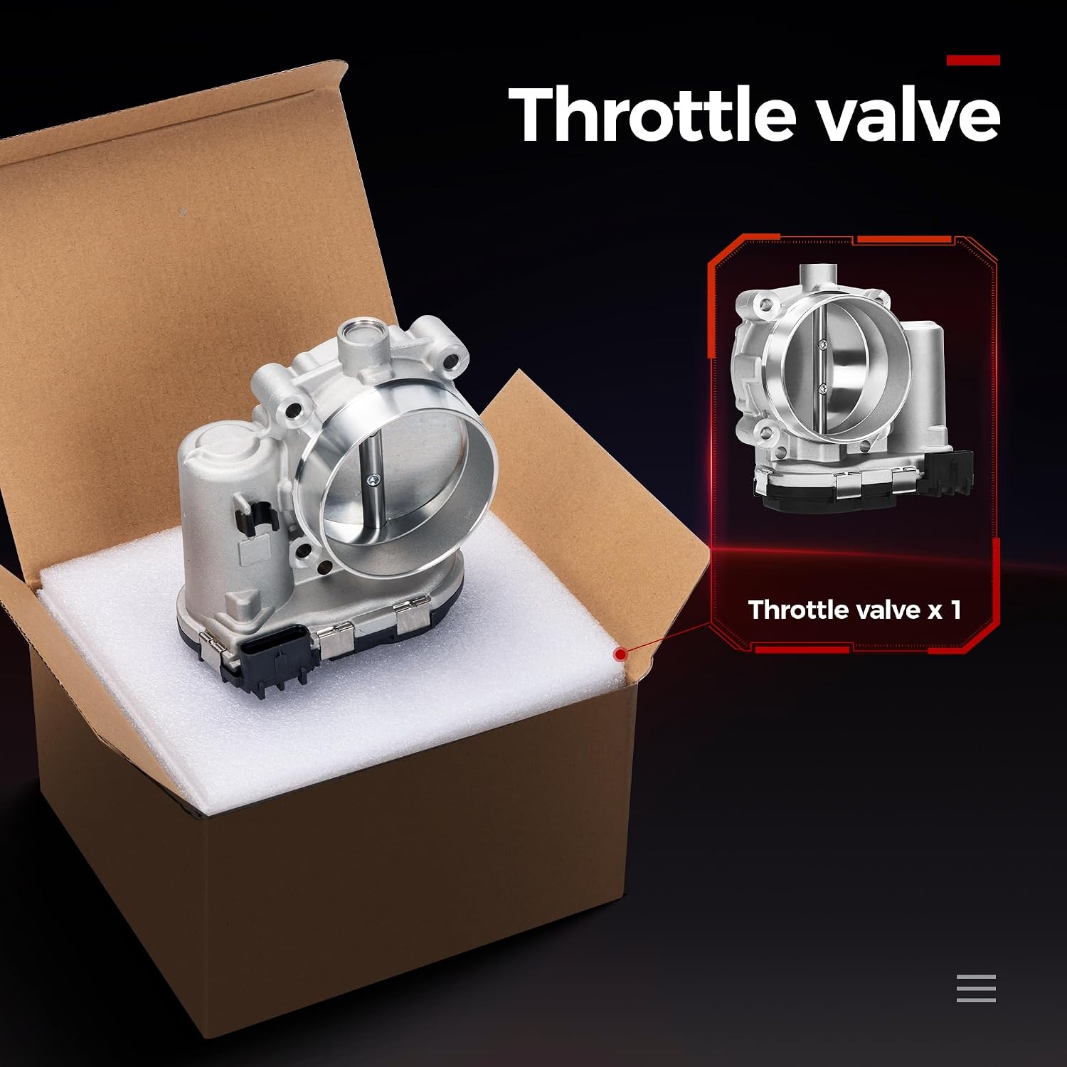 Electronic Throttle Body Compatible with Chrysler, Dodge, Jeep & Ram 200, 300, Pacifica, Town & Country, Charger, Avenger, Challenger, Durango, Grand Cherokee, Wrangler