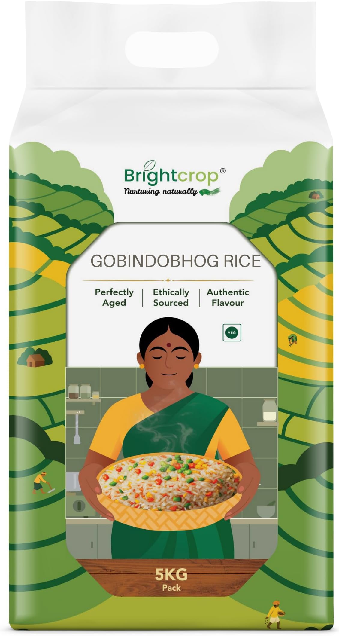 Organics Food Market Gobindobhog | Jeera Rice (5Kg Pack)
