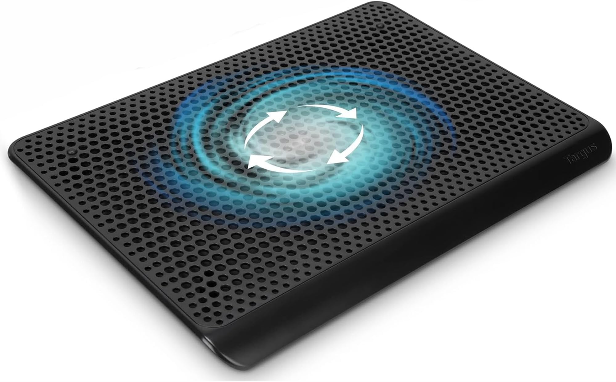 Targus Single Fan Laptop Cooling Pad, Laptop Cooling Stand For Laptops Up To 16 Inches; Laptop Cooling Pad For 15.6 inch Macbook/PC Gaming Or Work Laptop Cooling Pads & External Fans, Black (AWE69US)