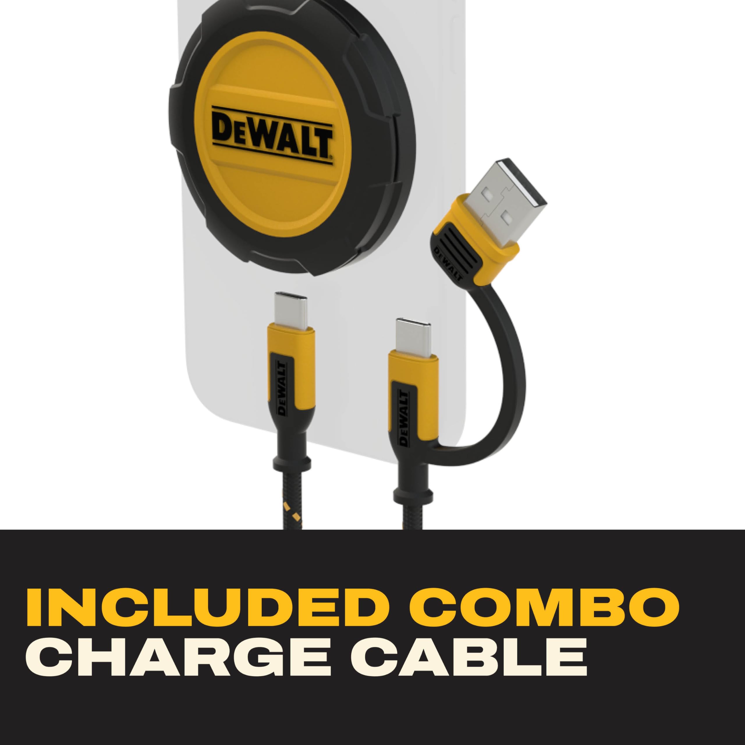 DEWALT Magnetic Phone Holder for Car Kit, Heavy Duty Wireless Charger, Vent Mount, Dash Mount, Charging Mounted Holders Cell Phone Holders for Your Car Accessories for Women Men for iPhone 17 16 15 14 — view 7