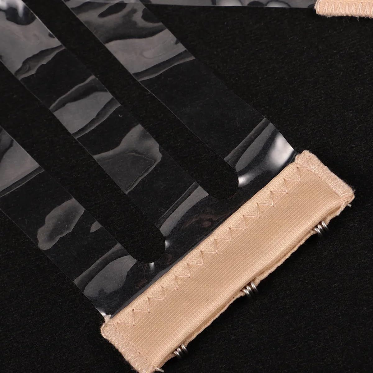 Adjustable Transparent Bra Extenders for Women | 3 Hook Elastic Invisible Back Extension Strap | Soft Anti-Slip Stretchable Bra Band 24–31cm