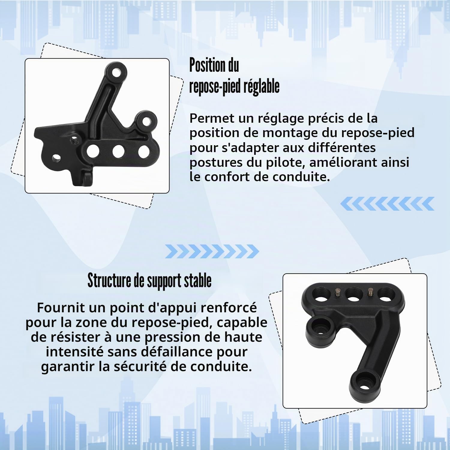 Support Repose Pied Moto,pour Surron Sur Ron Sur-Ron Light Bee X/S | Support Cale Pied Moto Kit