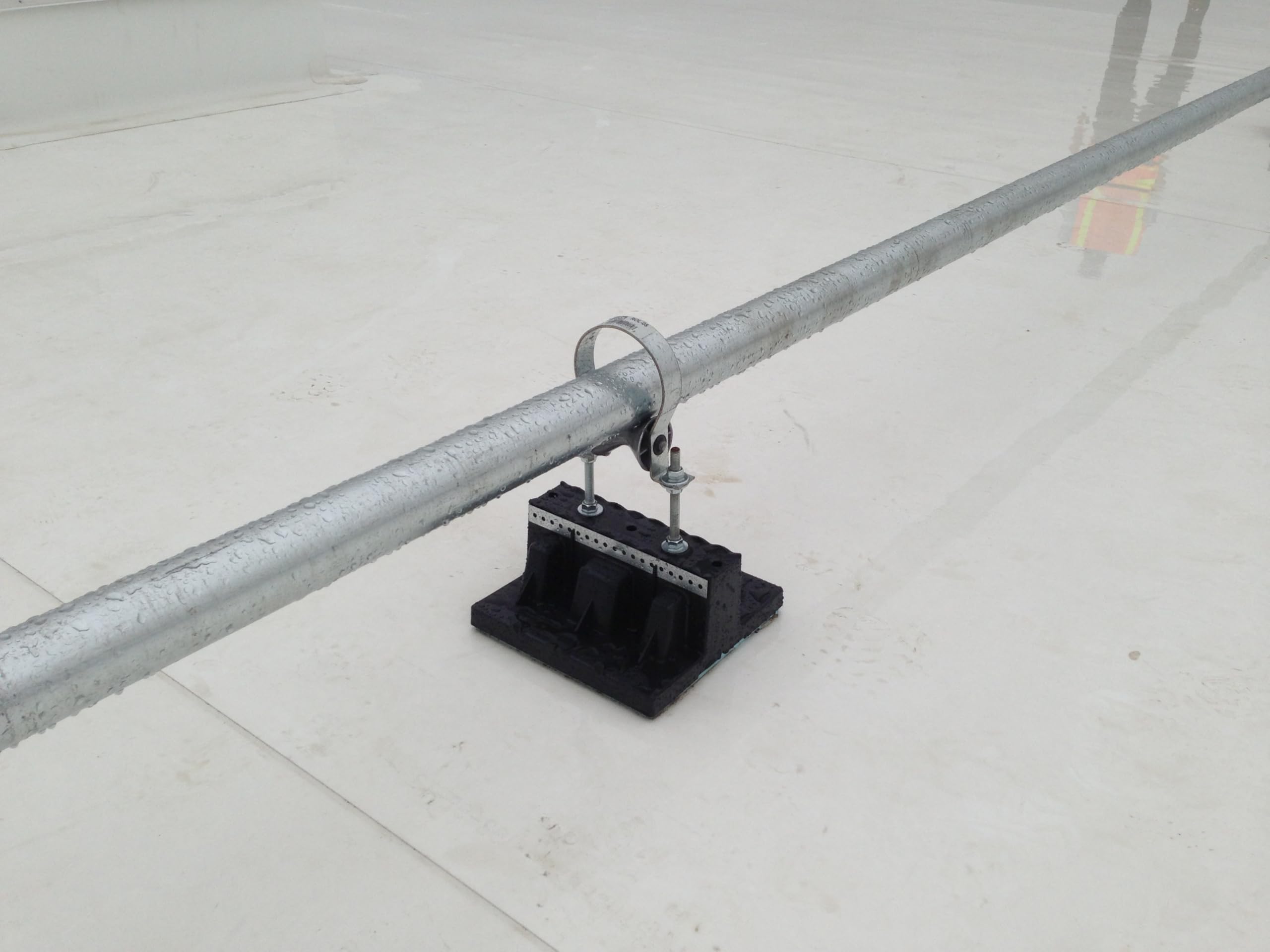 Azoteas Blox rtb01 polipropileno tejado comercial plano de alta bloque de apoyo para todos los techos, 9 "x 9", 250 kg. Carga en único punto, Negro (Pack de 8)