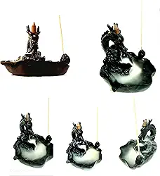 Genérico Incensário Dragão Cascata Fumaça Invertida