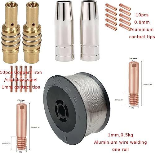 Miniatura 2 de Pistola de carrete de aluminio de 200 amperios, pistola de soldadura de antorcha Mig, cables de 16.4 pies para Miller210 Spoolmate 3035 para