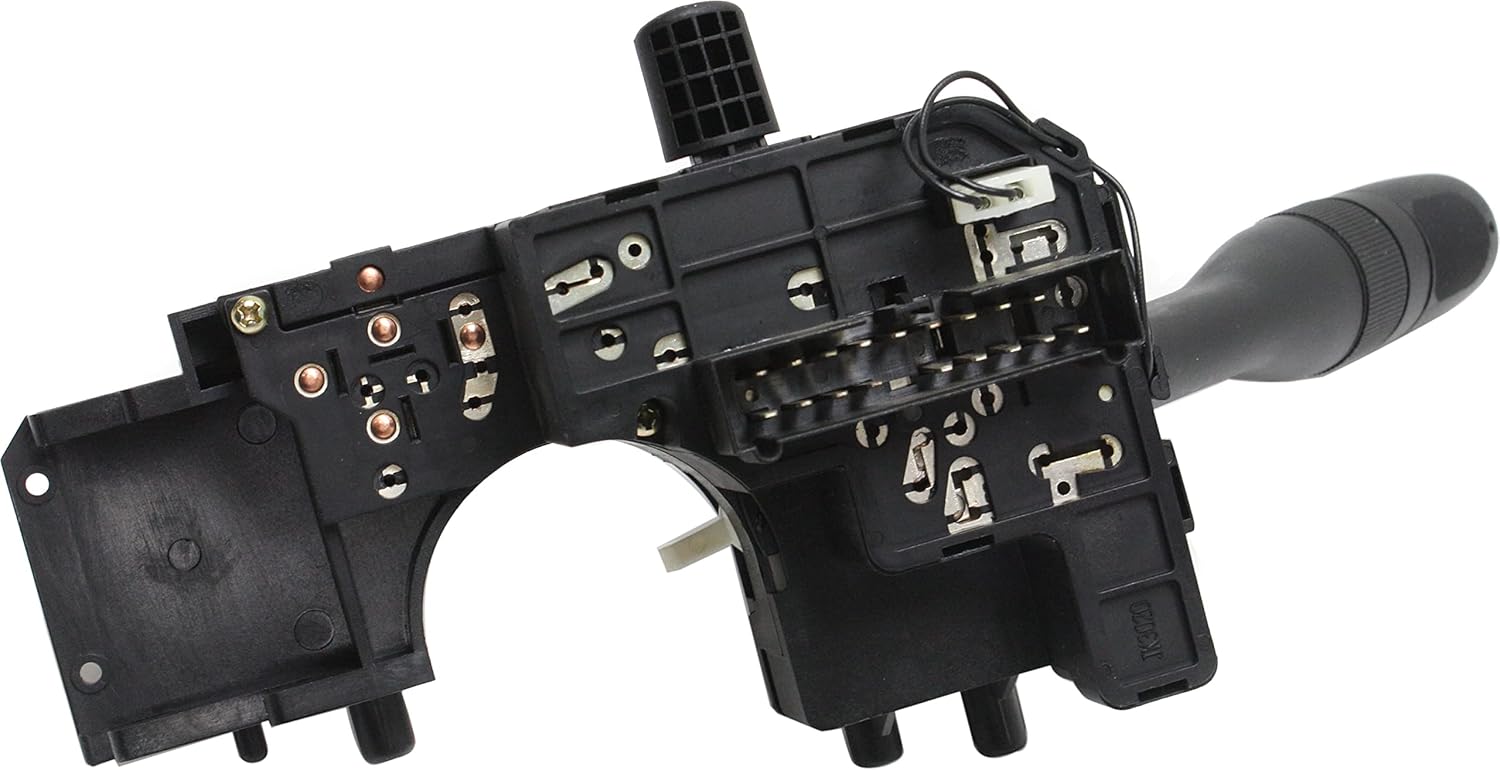Evan Fischer Turn Signal Switch Headlight Beam Headlight Dimmer Fog Light Compatible with Dodge Neon 2000-2005 Plymouth Neon 2000-2001 with Fog Lights Replaces # CBS1077