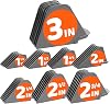 Mega Trimmer Guard Extra Long 3 Clippers Guide Comb Large Guide Comb Set 3 2.75 2.25 2 1.75 1.25 1.25 Fits Most Wahl Full Size Clippers 3, 8 Gray